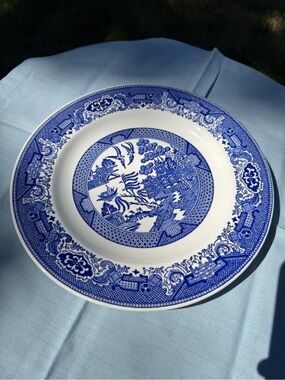 Vtg Willow Ware By Royal China Dinner Plate